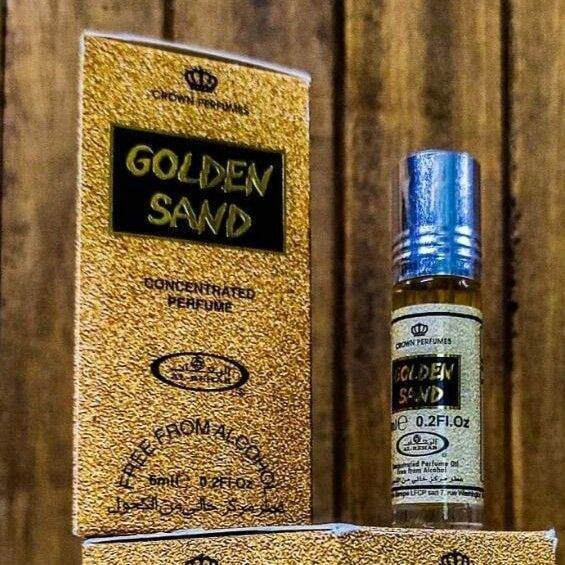 น้ำหอมผู้ชาย-กลิ่นขายดี-น้ำหอม-golden-sand-by-al-rehab-perfume-oil-6ml-น้ำ-หอมอาหรับ