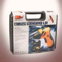 Hot item Cordless Screwdriver ชุดสว่านเจาะไฟฟ้าไร้สายมัลติฟังก์ชั่น DC 4.8V พร้อมเครื่องมืออุปกรณ์รวม 45 ชิ้น (2103)