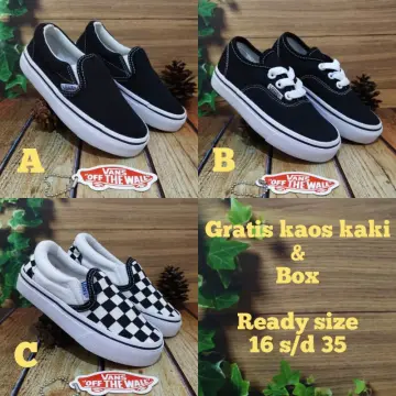 Jual sepatu cheap vans anak original