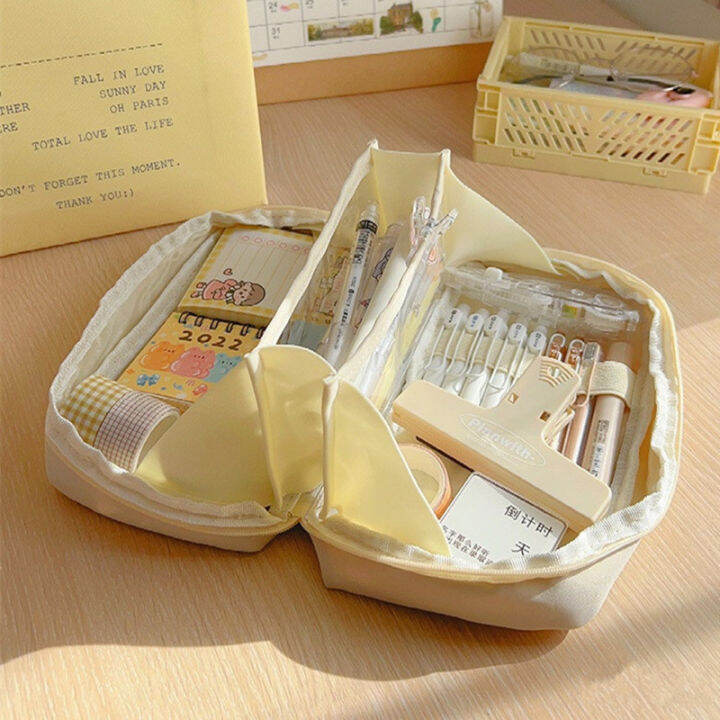 AICRANE 2023 volcano pencil case aesthetic for student high school