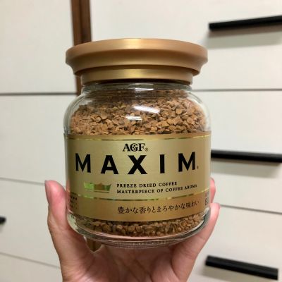 AGF Maxim กาแฟสำเร็จรูปสูตรสีทอง ขนาด 80 กรัม นำเข้าจากประเทศญี่ปุ่น