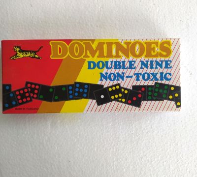 โดมิโน่ DOMINOES (non-toxic) size L มี 55 ชิ้น มี มอก