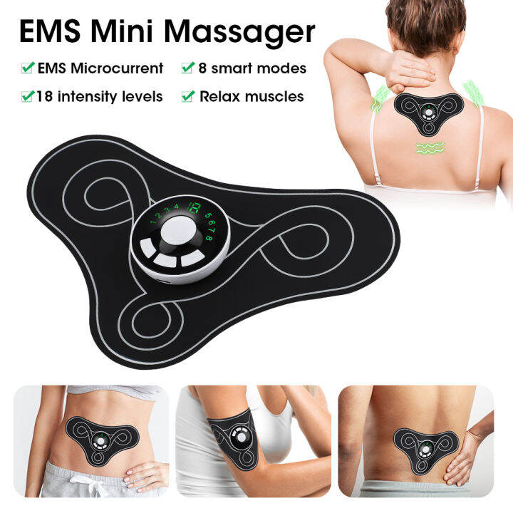 Hailicare EMS Mini Massager Cervical Massage Device Abdominal Muscle