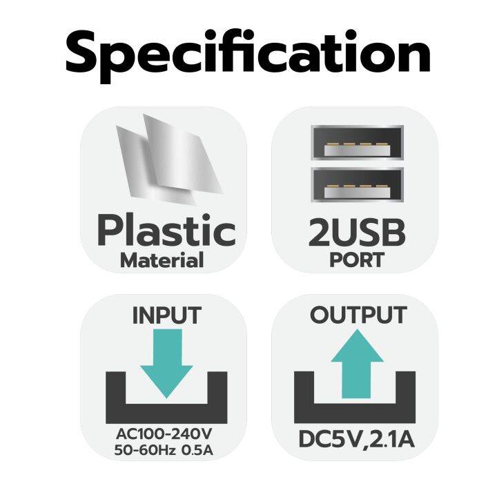 สายชาร์จราคาถูก-fast-charger-สินค้าใหม่-สายชาร์จ2-รู-usb-อแดปเตอร์-ระบบ-fast-charger-ชาร์จไว-ปลอดภัย-กระทัดรัด