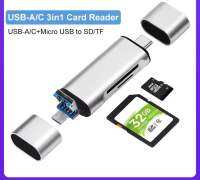 USB 3.0ไมโคร USB USB Type C เครื่องอ่านการ์ด SDHC การ์ดความจำเครื่องอ่าน MicroSD การ์ดเครื่องอ่านการ์ด Micro SDXC อะแดปเตอร์เครื่องอ่านการ์ด USB สำหรับ Xiaomi โทรศัพท์แอนดรอย PC หัวเว่ย