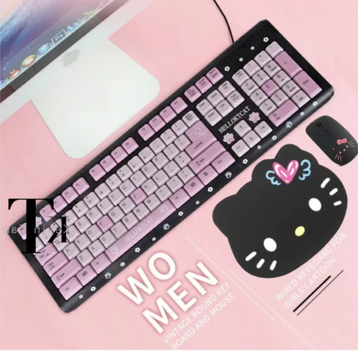 Cartoon cute KT mouse pad hello kitty Lazada PH
