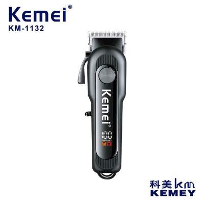 สินค้าพร้อมส่ง KEMEI รุ่น KM-1132 แบตเตอเลี่ยนไฟฟ้าไร้สาย พร้อมที่รองหวี 4 ชิ้น