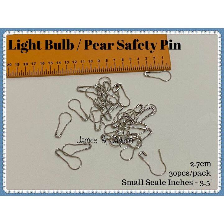 Light Bulb Safety Pin / Pear Safety Pin / Safety Pin 1pack Lazada
