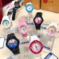 CASIO LRW-200H คาสิโอ นาฬิกาหญิง สายเรซินเงา กันน้ำ ของแท้รับประกันศูนย์