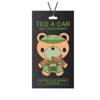 ‼️พร้อมส่ง‼️ TED A CAR กลิ่น แคนตาลูป Cantaloupe แผ่นน้ำหอมปรับอากาศรูปหมี