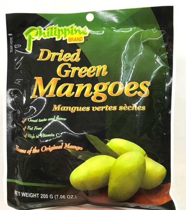 200g Philippine Brand Dried Green Mangoes Pasalubong Cebu Mango | Lazada PH