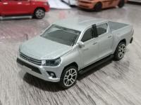 Majorette Toyota Hilux. Silver.