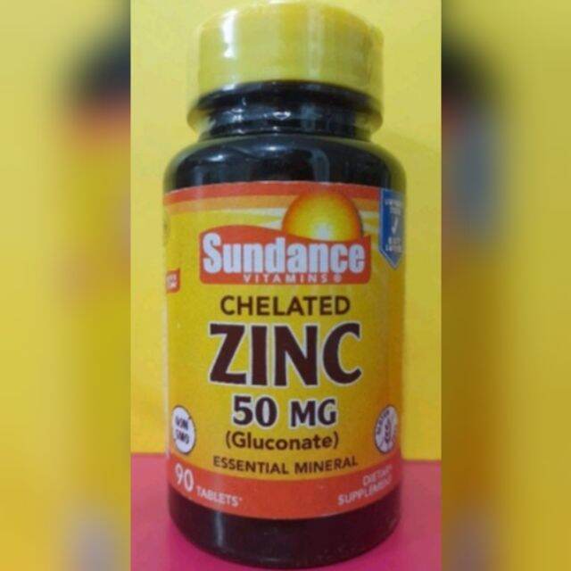 Chelated Zinc Gluconate 50mg 90 tablets EXPIRY Nov. 2023 Sundance Lazada PH