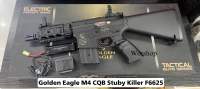 ปืนบีบีกัน Golden Eagle M4 CQB Stuby Killer F6625 มาพร้อมแบตเตอรี่ที่ชาร์จ มือ1