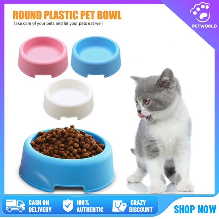 Safety Cute Multi-Purpose Candy Color Plastic Dog Bowls Feeding Water Food  Puppy Feeder Cat Dog Bowls Pet Feeding Supplies