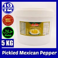 Pickled Mexican Pepper - 5 KG /&amp;/ مخلل فليفلة مكسيكى { EXP Date: 00 / 01 / 2023 }