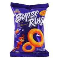 1 ฟรี 1 ขนมซุปเปอร์ริงชีส(Super ring cheese) รุ่นแบ่งขาย14 กรัม (ห่อเล็กสำหรับชิม)