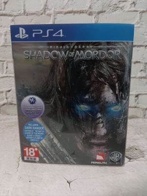 แผ่นเกมส์PS4 MIDDLE EART SHADOW OF MORDOR กล่องเหล็ก มือสอง