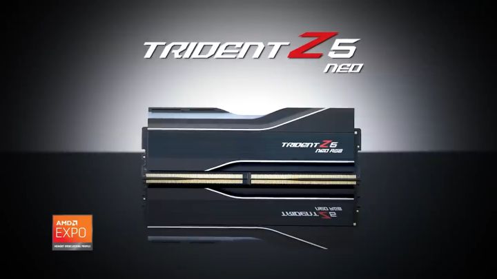 F5-6000J3040G32GX2-TZ5NR Trident Z5 Neo RGB DDR5-6000 CL30-40-40-96  1.40V 64GB (2x32GB) AMD EXPO
