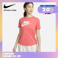 Nike Womens Sportwear Club Icon Futura Tee - Sea Coral