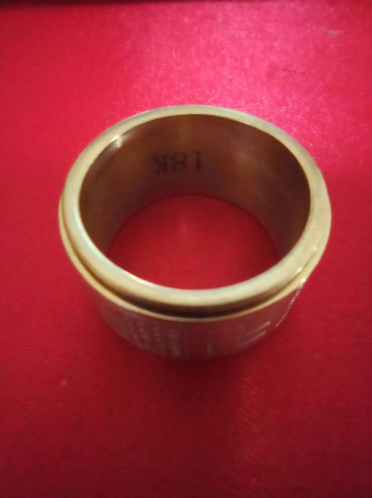 แหวนทิเบต-ทอง18k-ปลูกเสกหลายวาระที่ทิเบตสวยมากครับ