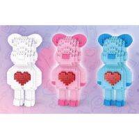 ตัวต่อ​  บล็อค​ นาโน​ ห​มีแบ​ร์บ​ริค​ Bearbrick มาใหม่ มี3​สี​ สูง11   cm.