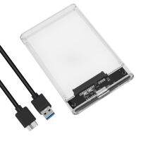 Transparent Tool Free 2.5 Inch USB 3.0 5Gbps to SATA III External Hard Drive HDD Enclosure SSD Case Support UASP