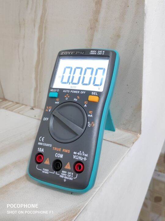 ZT102 Zoyi Multimeter Zoyi ZT102 6000 Counts WITH TEMPERATURE AvoMeter ...