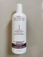 Nutri-Ox shampoo chemically treated hair 600 ml. แชมพูสำหรับผมบาง (ผมทำเคมี)