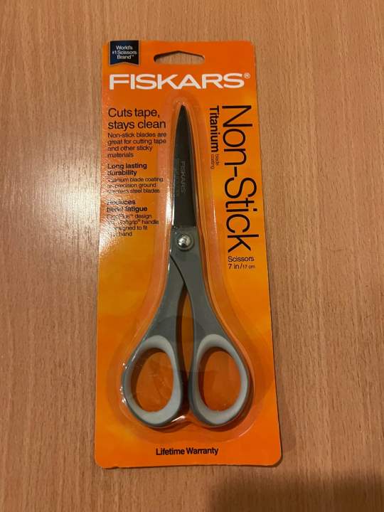 fiskars-titanium-non-stick-scissors-8-or-7-new