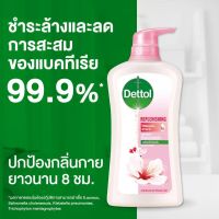 Dettol เดทตอล สบู่เหลวอาบน้ำ แอนตี้แบคทีเรีย สูตร รีเพลนนิชชิ่ง 500มล.