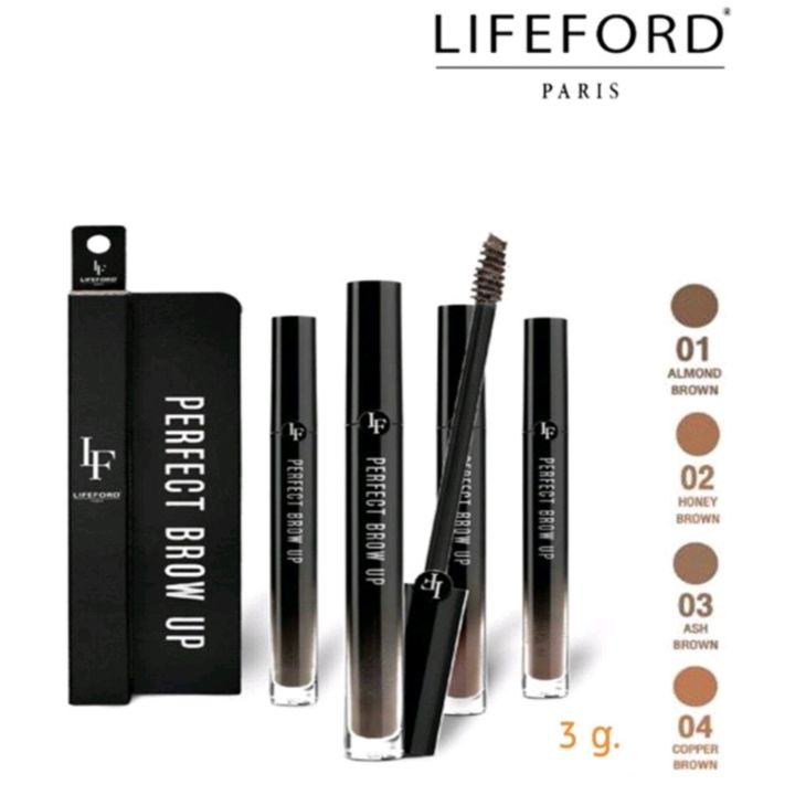 lifeford-paris-perfect-brow-up-mascara-3g-ไลฟ์ฟอร์ด-ปารีส-เพอเฟค-โบร์ว-อัพ-3-กรัม-มาสคาร่าจัดแต่งทรงขนคิ้วให้เรียงเส้น-ช่วยให้คิ้วเรียงเส้นสวยเป๊ะตลอดวัน-ช่วยปรับขนคิ้วให้มีมิติ-เข้ากับสีผมได้อย่างเป็