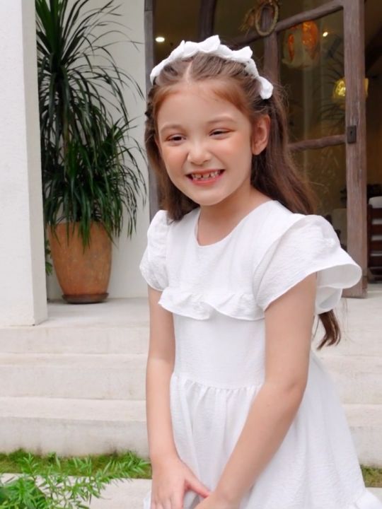 Váy đầm công chúa trắng cho bé gái Bigfox Miss Meow size đại mùa ...