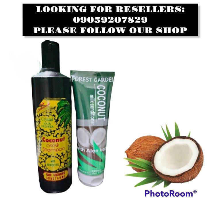 Coconut Shampoo and Conditioner HairGrower Lazada PH