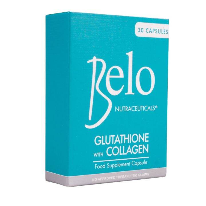 Belo Gluta Glutathione with Collagen Dietary Supplement 30 Capsules ...