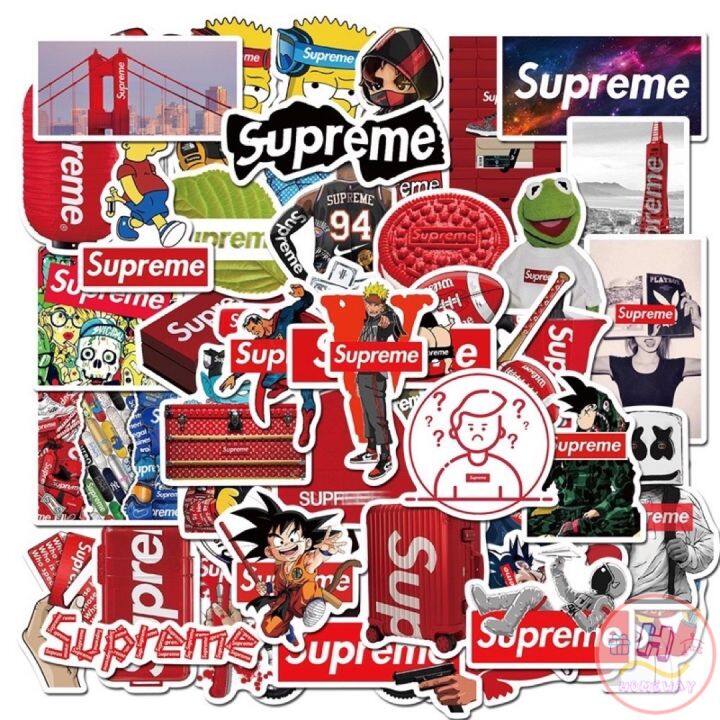 sticker-สติ๊กเกอร์-supreme-h-109-ซูพรีม-100ชิ้น-หมี-นารูโตะ-ซิมสัน-ดราก้อนบอล-เดอะซิมป์สันส์-star-wars-nasa-นารูโตะ-วันพีช-ลูฟี่-นาซ่า-ซูพีม-ซุปเปอร์แมน