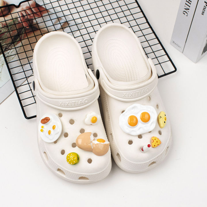 8Pcs/Set Crocs Jibbitz Charms Shoes DIY Accessories Lovely Resin Imitation  Food Toy Purse Egg Shoe Flower Decoration Removable Clogs Buckle for Crocs  | Lazada