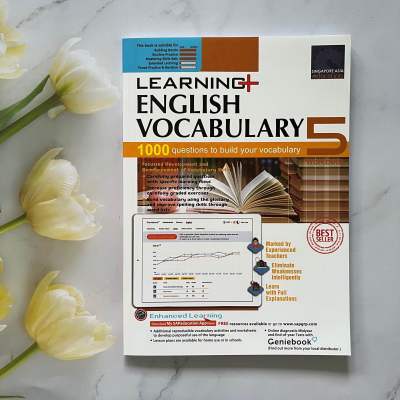 𝐒𝐀𝐏 Learning Vocabulary  Learning English Vocabuary 5  หนังสือแบบฝึกหัดคำศัพท์ภาษาอังกฤษ  จากประเทศสิงค์โปร์