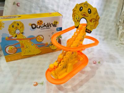 เป็ดไต่บันไดสไลเดอร์ Duckling track ladder มีเสียงมีไฟ