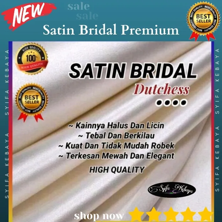 harga kain bridal
