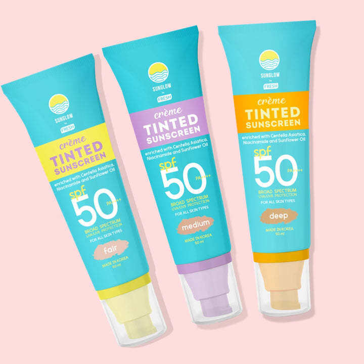 [ FREE SHIPPING FEE ] FRESH SKINLAB SUNGLOW CREME TINTED SUNSCREEN DEEP