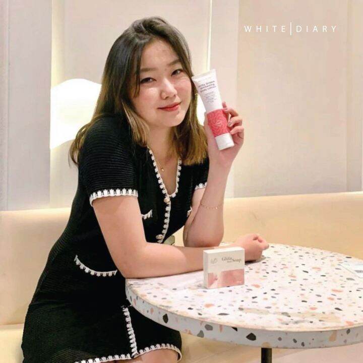 White Diary Gluta Body Soap + Milky Dream Whitening Body Lotion