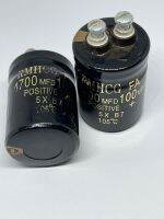 CAPACITOR 4700UF100V ไซร์ 35*45mm หัวน็อต ราคาต่อชิ้น พร้อมส่งจากไทย