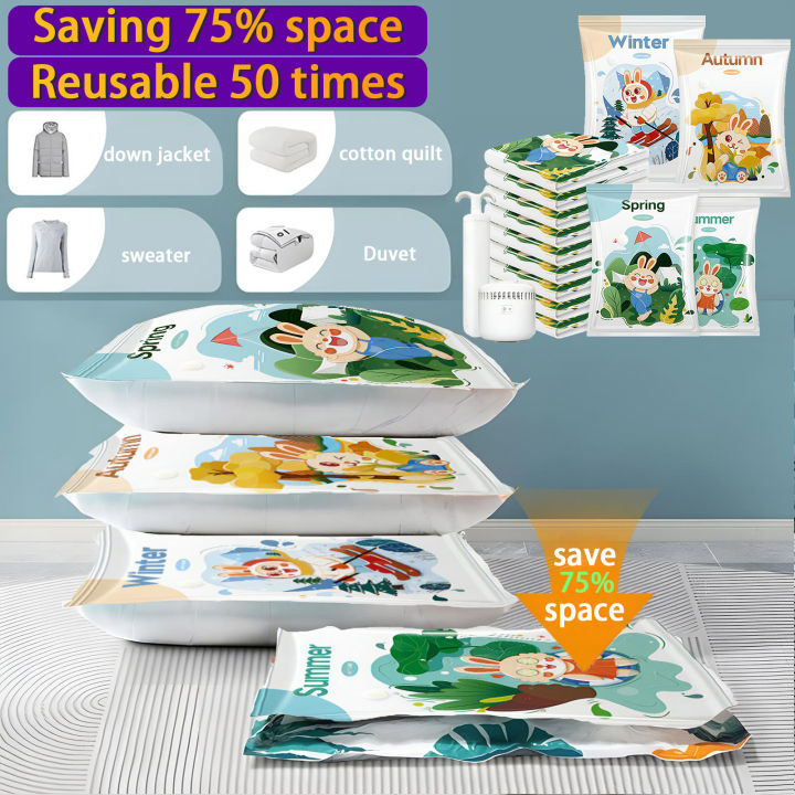 Cotton Vacuum Storage Space Saving Bag