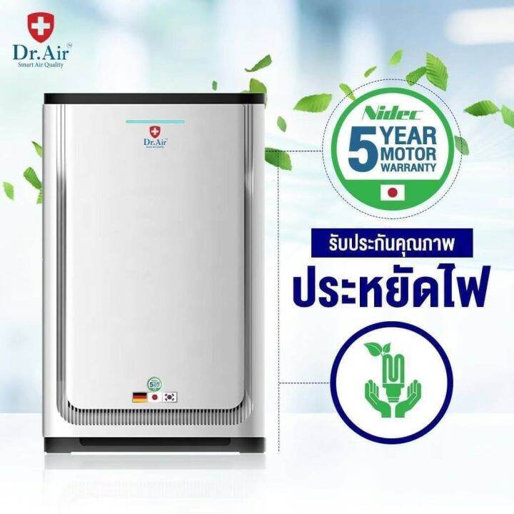 เครื่องฟอกอากาศอัจฉริยะ Dr.Air 54 ประหยัดไฟ ฟังก์ชันครบ HEPA H13 รับ