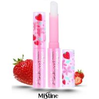 (ของแท้) Mistine Pink Magic Lip Plus VitaminE 1.7g. ลิปมันสตรอเบอร์รี่ เปลี่ยนสี  ลิปบาล์ม บำรุงริมฝีปาก