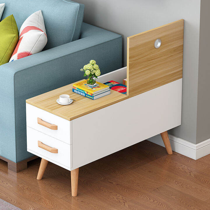 Nordic Sofa Side Cabinet Gap Corner Table Modern Simple Living Room ...