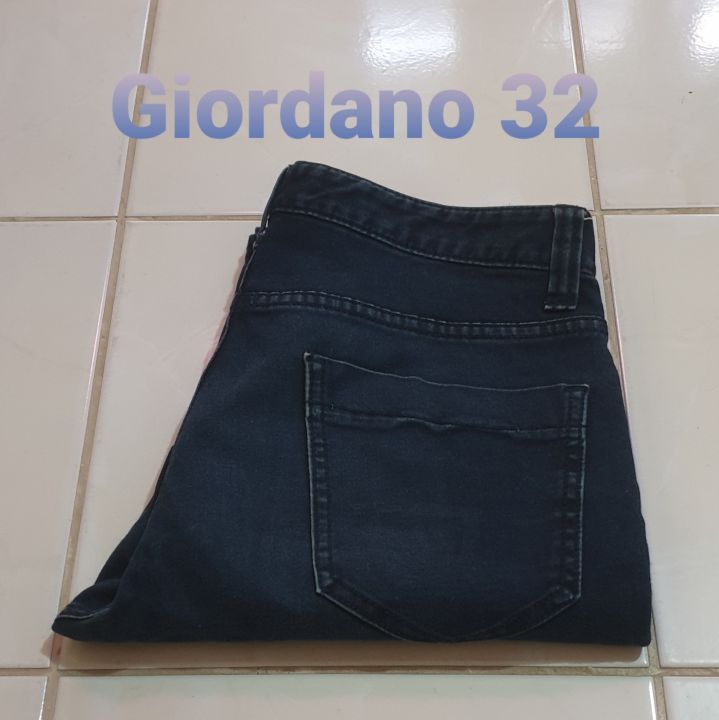 ยีนส์ยี่ห้อ-giordano-เอว-32-นิ้ว