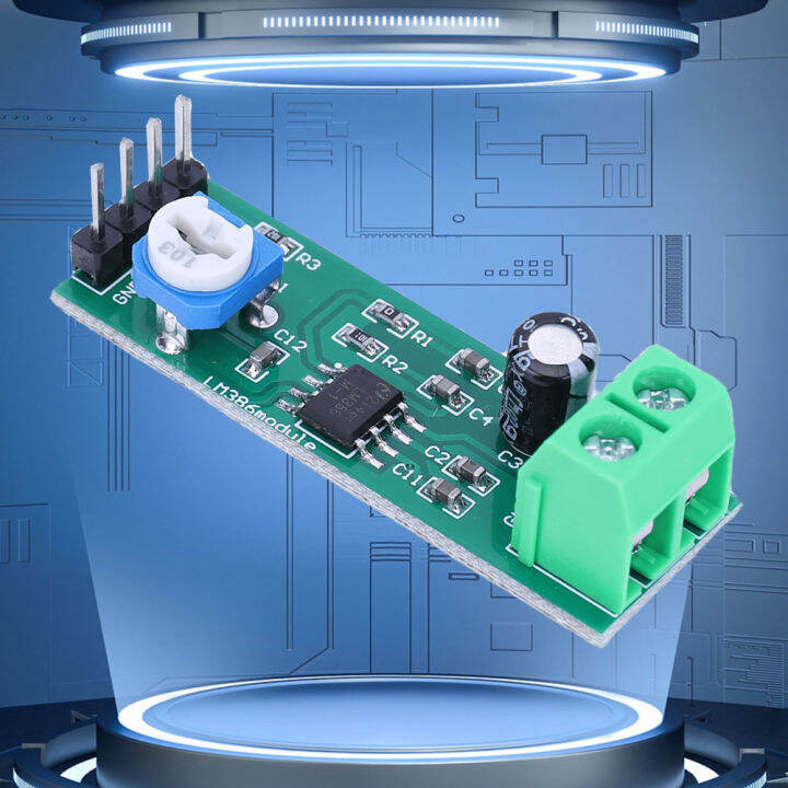 LM386 Audio Amplifier Module 200 Times Gain Digital Sound Amplifier