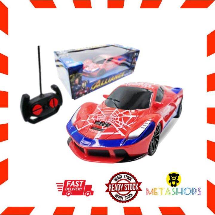 Spiderman 124 Scale RC Remote Control Car Design Avengers